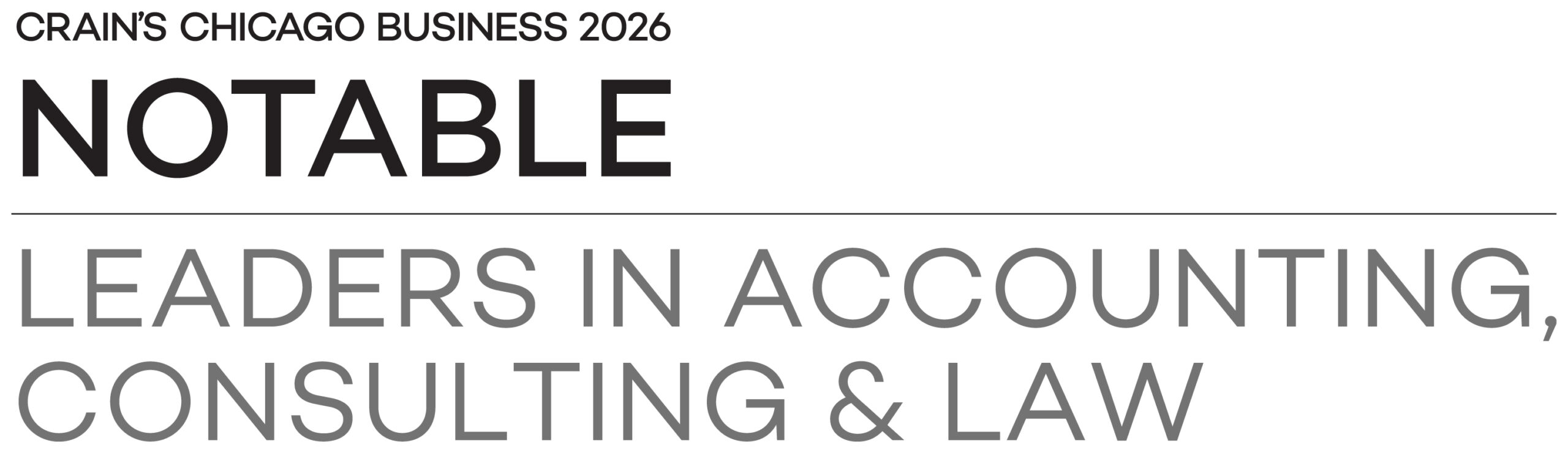 Crain's Notable LEaders Logo
